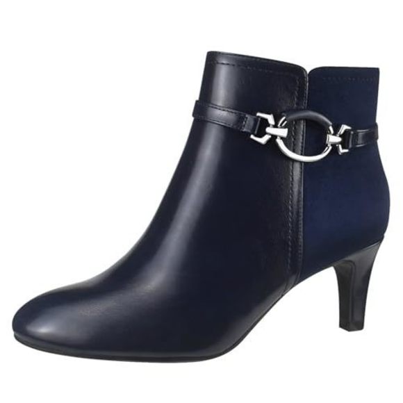 Impo Nyssa Ankle Bootie with Memory Foam, Midnight Blue, 8 - Picture 1 of 1